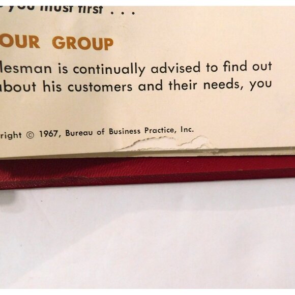 Vintage Dynamic Supervision Supervisor Handbook 1967 Ephemera Hardcover Binder - Picture 7 of 7